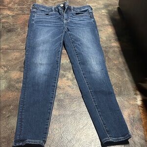 American Eagle Outfitters Dark Blue Skinny Jeans